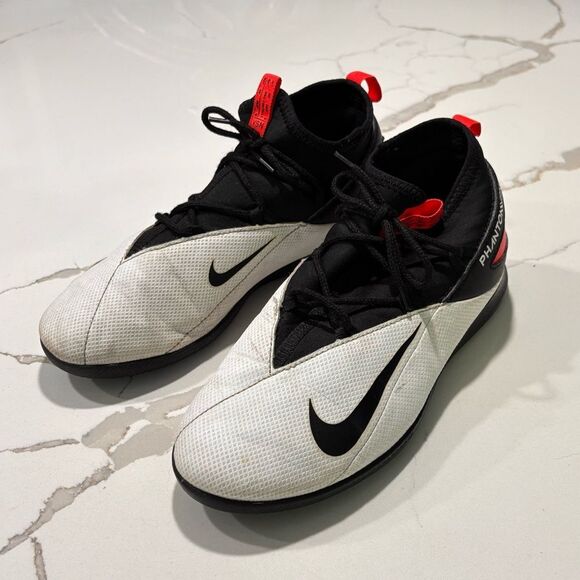 Nike Phantom | VSN Vision 2 Elite FG Crimson White Red Indoor Soccer Cleats 5.5Y - Picture 1 of 13